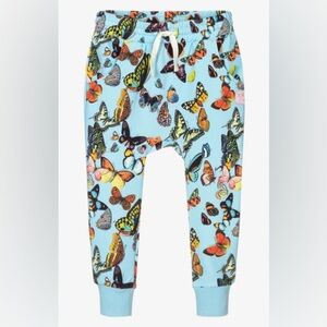 Rock Your Baby - Blue Butterflies Joggers  sz 6
